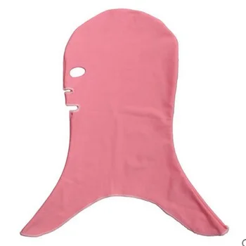 Красный SBART Lycra swim ming cap s для женщин Цветочный плавающий колпачок защита для ушей фейкини летняя Балаклава анти-УФ плавающий мин Солнцезащитная маска для лица - Цвет: Красный