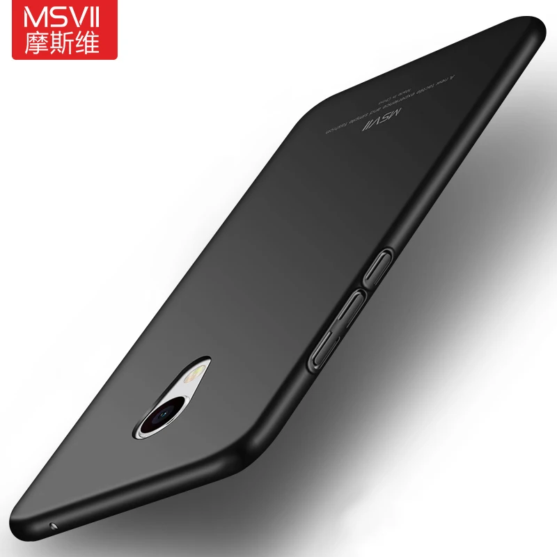 Чехол 100% оригинального бренда MSVII с роскошной картины маслом для Meizu MX6, жесткий матовый ПК, простой и матовый стильный задний крышки MX 6 on.