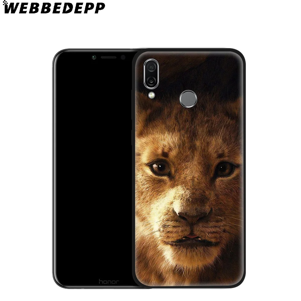 Мягкий чехол WEBBEDEPP Lion King для Huawei Mate Honor 20 6A 7A 7C 7X 8 9 9X 10 View Lite Pro 30 |