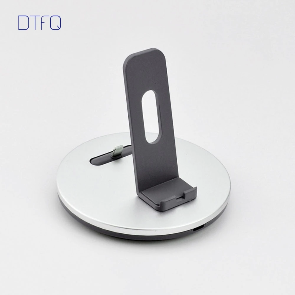 Настольная подставка держатель DTFQ 2 в 1 зарядная док станция для iPhone 6/6s 6 Plus/6s Plus 7 8 X