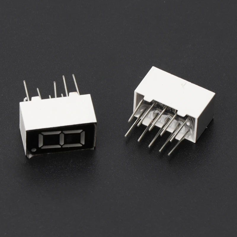 5 шт 0 36 &quotобщий катод 1 бит 10 Pin 7 сегмент красный светодиодный дисплей цифровые