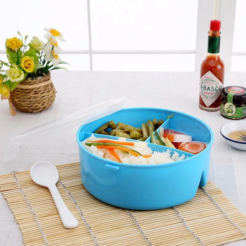 Полезный детский пищевой контейнер 1 набор Портативный Ланч бокс с ложкой для
