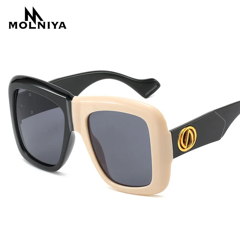 Женские квадратные солнцезащитные очки Gafas Oculos дизайнерские Винтажные