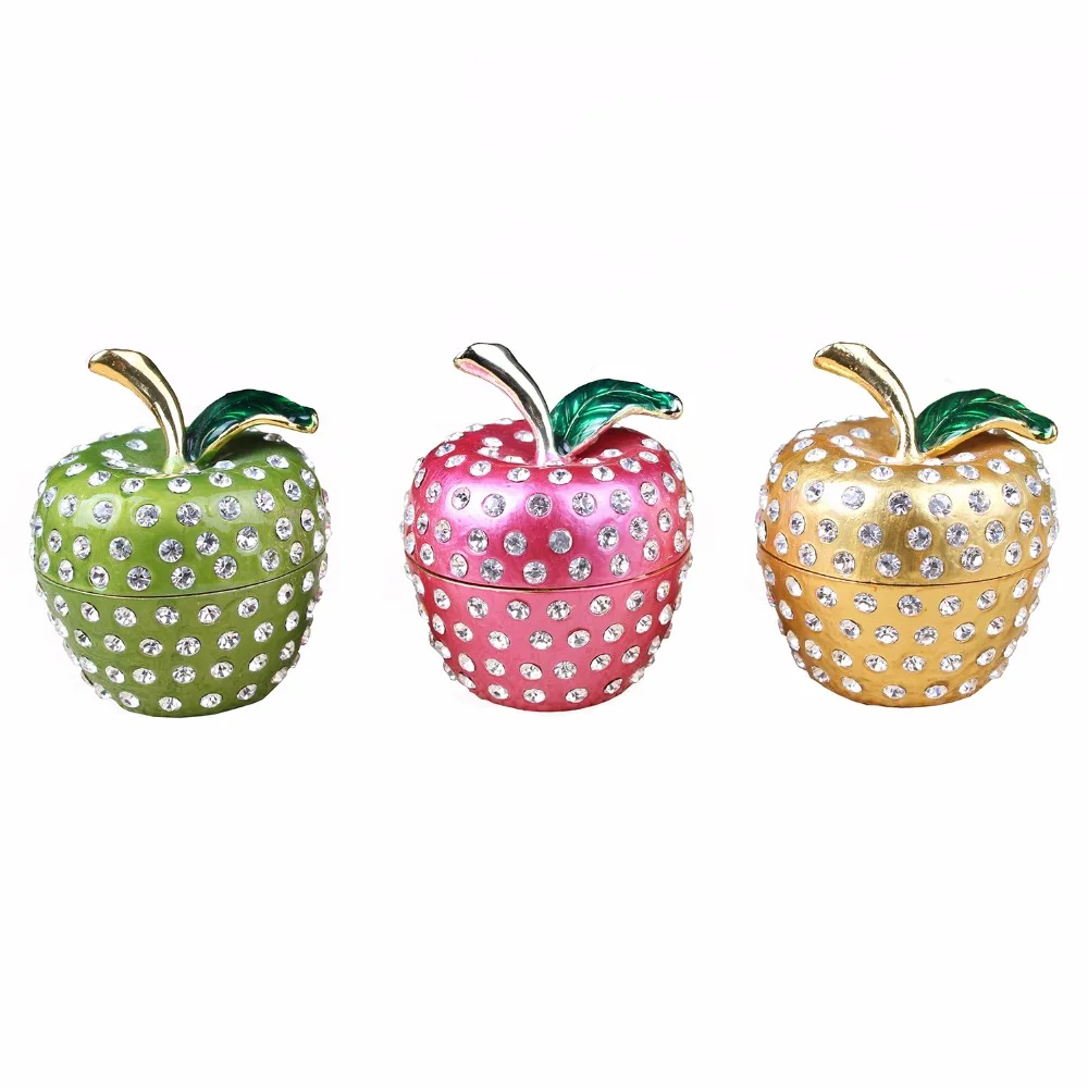 Кольцо для помолвки Apple Bejeweled инкрустированная Ювелирная шкатулка подарок на