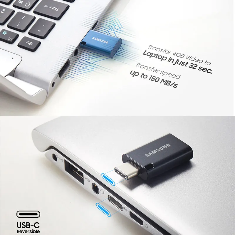 SAMSUNG USB 3 1 type C 64 ГБ смартфон планшетный ПК флеш накопители накопитель карта памяти