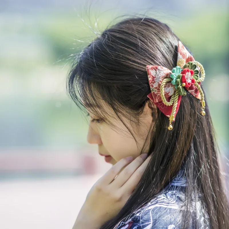 2018 украшения ручной работы японская заколка Классическая повязка на голову с