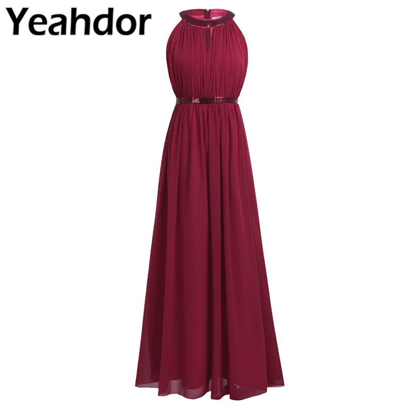 Модные женские шифоновые длинные платья для подружек невесты взрослых свадебные