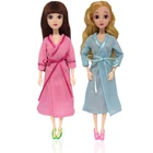 1 шт. Одежда для кукол 30 см аксессуары банный халат Повседневное платье розовая синяя одежда аксессуары для кукол игрушки для девочек подарок