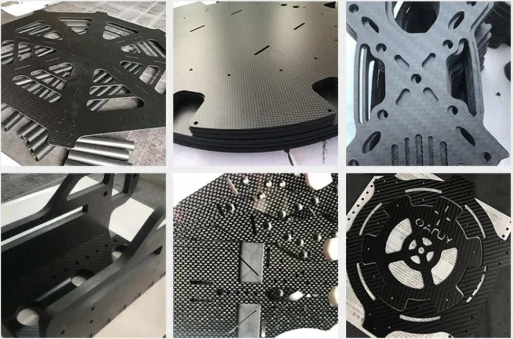 Пластина из углеродного волокна CNC услуги резки точная резьба | Игрушки и хобби