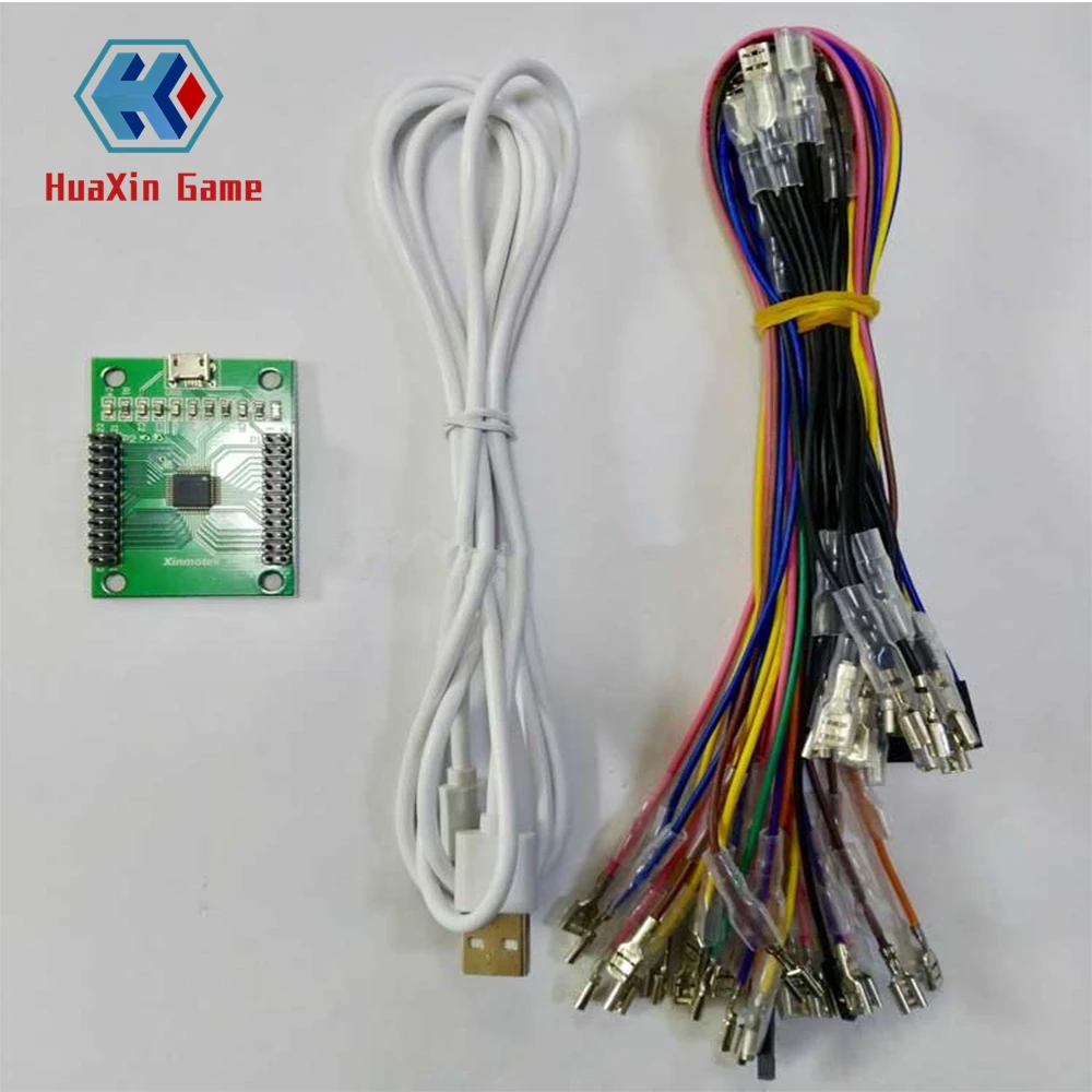 Xin Mo аркадный контроллер с USB 2 игрока на ПК игры для аркадного джойстика маме