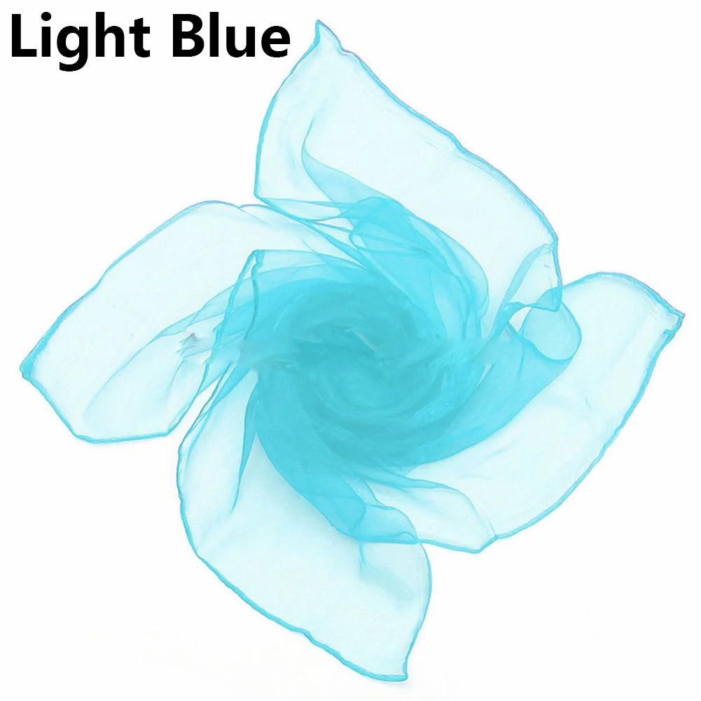 Женский Стильный мягкий шарф карамельного цвета из шифона и шелка квадратная