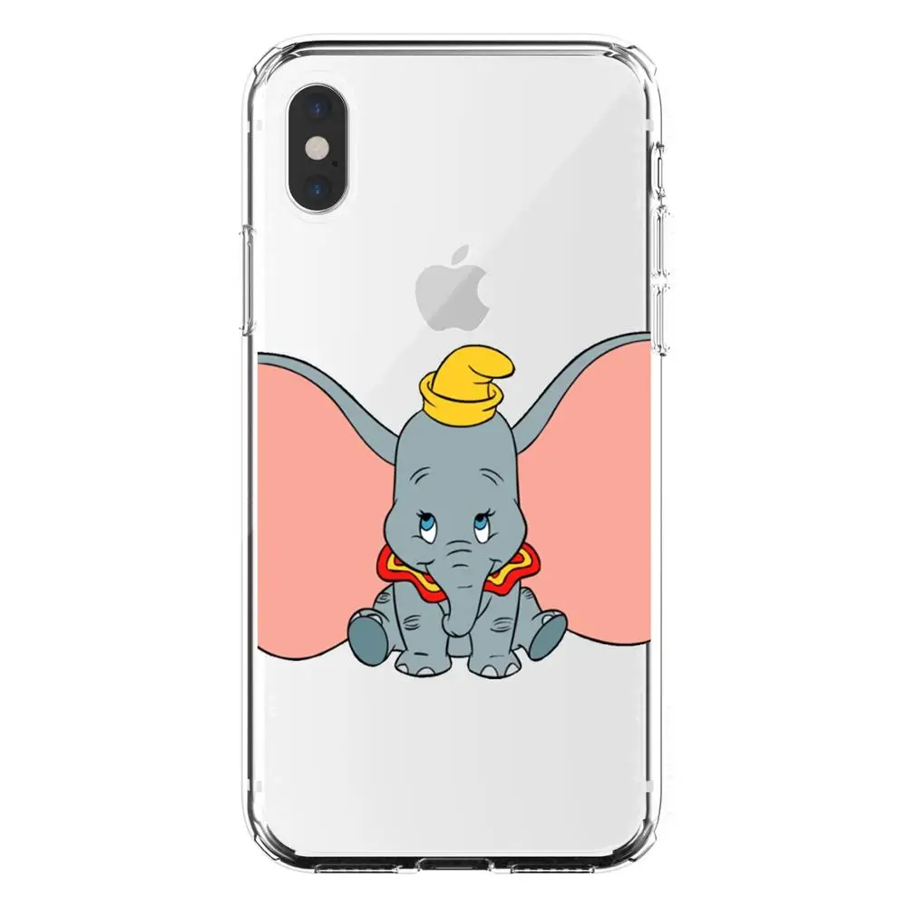 Милый мультфильм анимация dumbo Мягкий Силиконовый ТПУ чехол для телефона iPhone 11 Pro