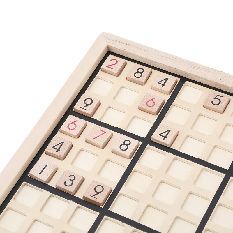 Деревянные головоломки с номером Sudoku игрушки для детей взрослых математика