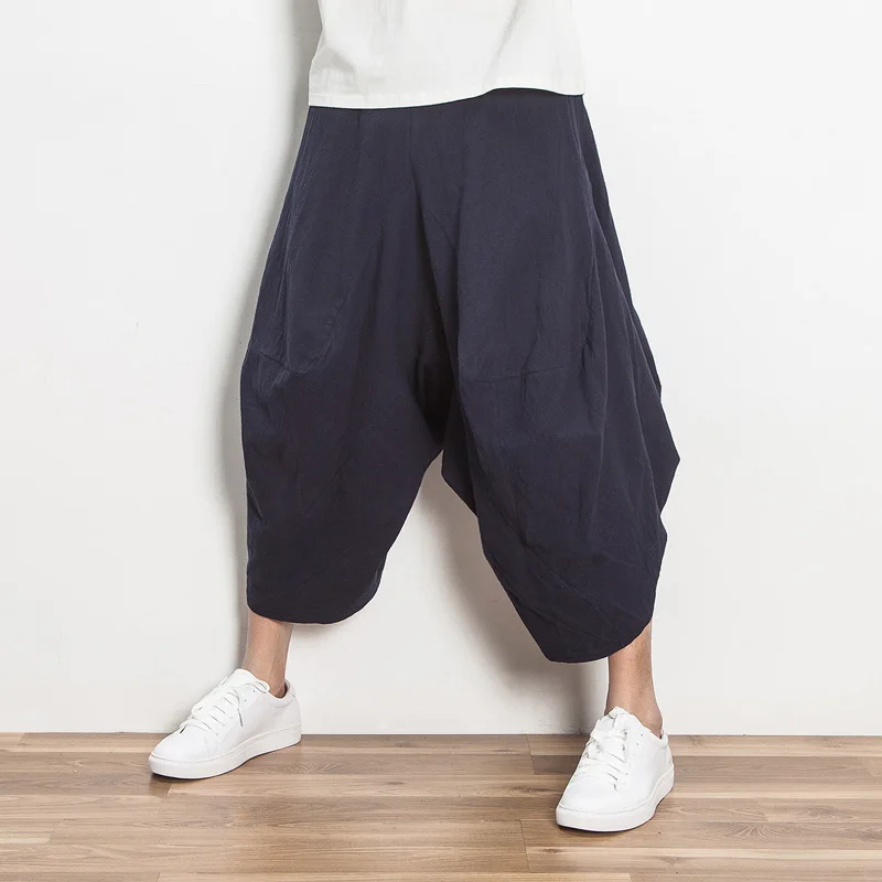 Аладдин цыганский Хиппи Мешковатые Штаны Мужские Пиджаки Повседневные