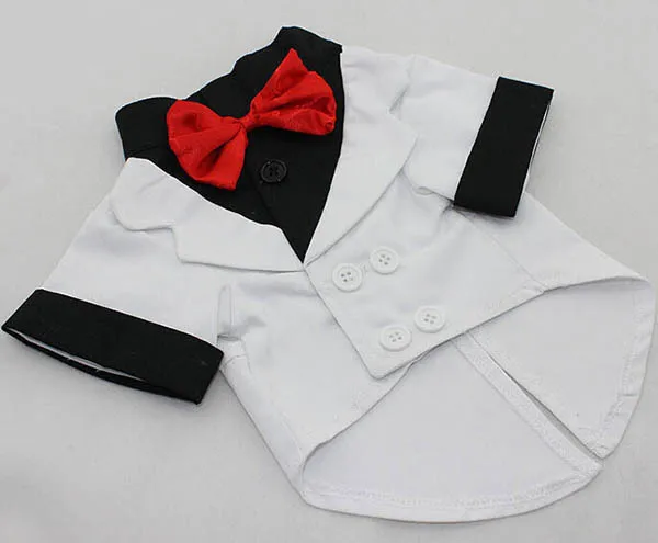 2015 new pet dog cat fashion cool bowknot suits doggy festival costume puppy jackets dogs cats sweaters pets products 1pcs XS-XL |