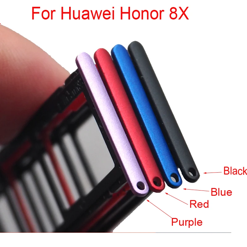 Новые sim-карты адаптеры для huawei Honor 8c 8X10 sim держатель для карт лоток Слот для карт Замена