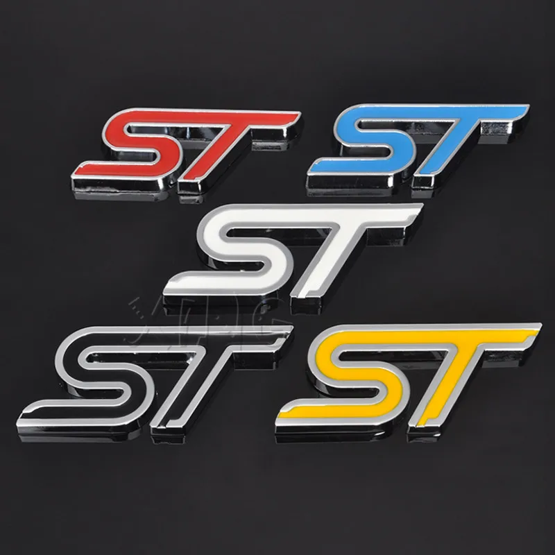 Изысканная Автомобильная эмблема на переднюю решетку для Ford Focus ST Fiesta Ecosport 2009 2015