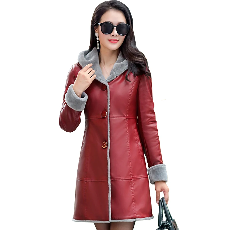 Стриженное овечье меховое пальто женская зимняя меховая цельная куртка Толстая