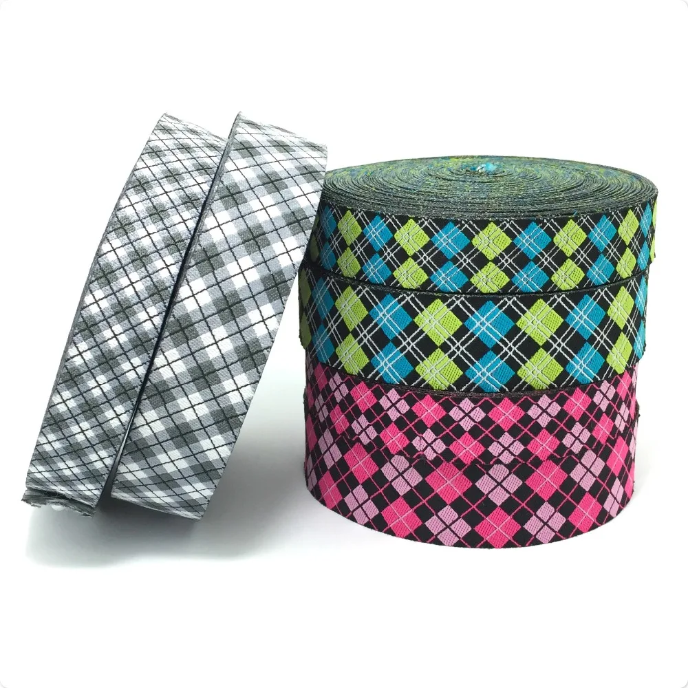 10 шт./комплект жаккардовая односторонняя тканая диагональная лента из 2016