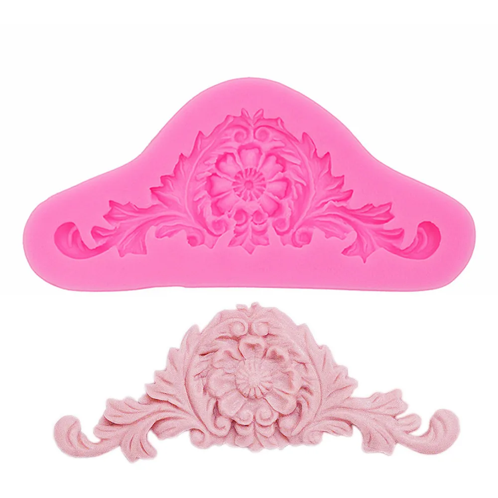 

Gadgets Fondant Molds Relief Silicone mold European Retro Relief Lace Fondant Gumpaste Chocolate Candy Clay Molds