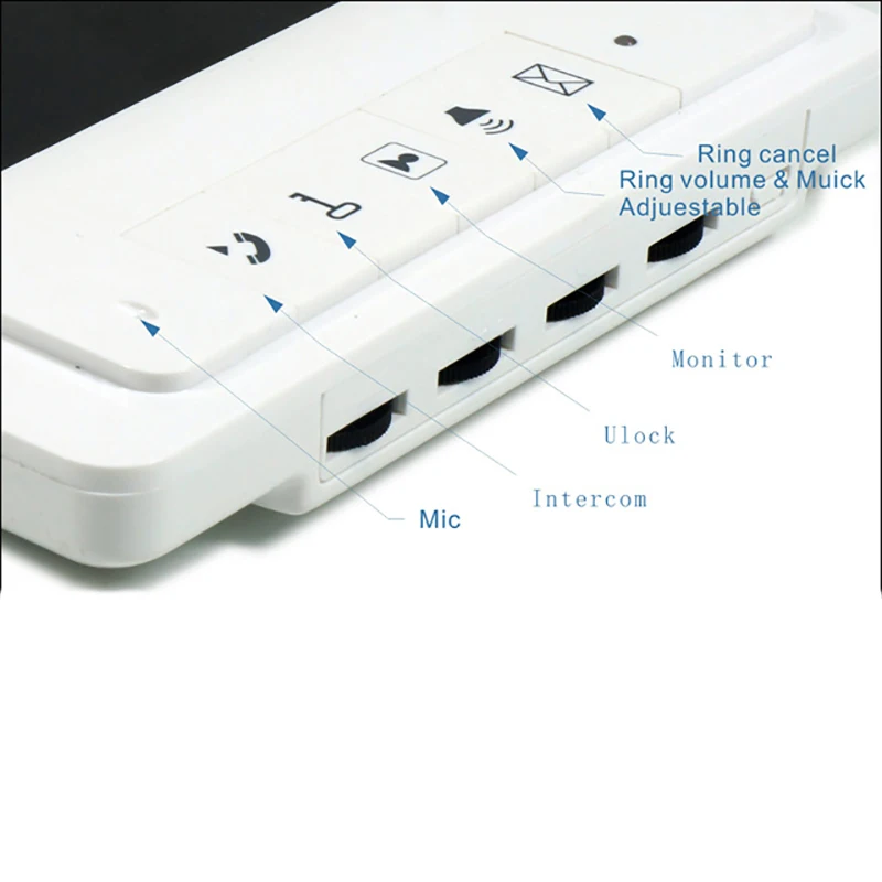 6 единиц дверной звонок видеодомофон для квартиры домофон система входа 7 &quot ЖК