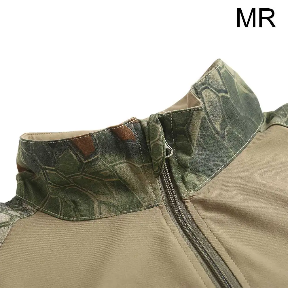 mr SINAIRSOFT мужская летняя футболка новая тактическая с коротким рукавом Военная камуфляжная хлопковая футболка одежда для охоты LY2068 - Цвет: mr