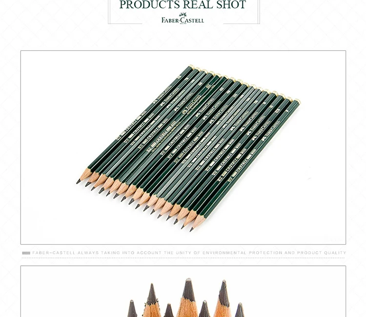 Faber-Castell 9000 карандашей 12/16 шт набор школьных карандашей графитовый карандаш для рисования и ручка для эскизов набор