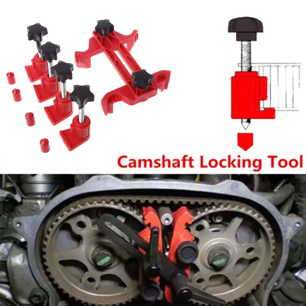 

5Pcs Universal Camshaft Lock Holder Car Engine Cam Timing Locking Tools Set Cam Lock Tool