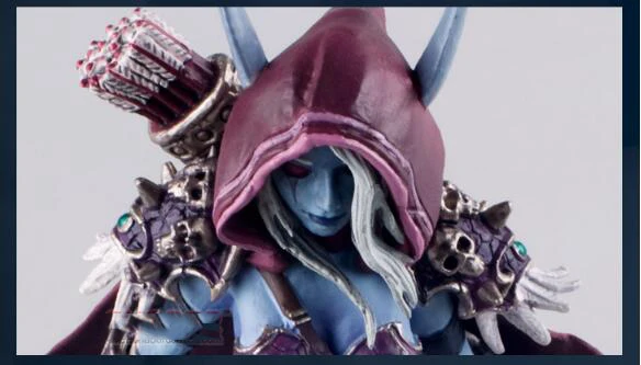 Коллекционная Zabawki 7 'WOW Sylvanas Windrunner lucznictwo Krolowa аниме PCV Figurka модель Z Bazy dla Dzieci Prezent