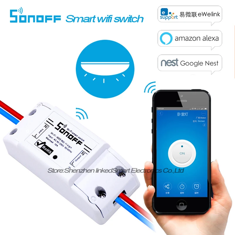 Sonoff базовое беспроводное умное дистанционное управление 5 шт. переключатель wifi
