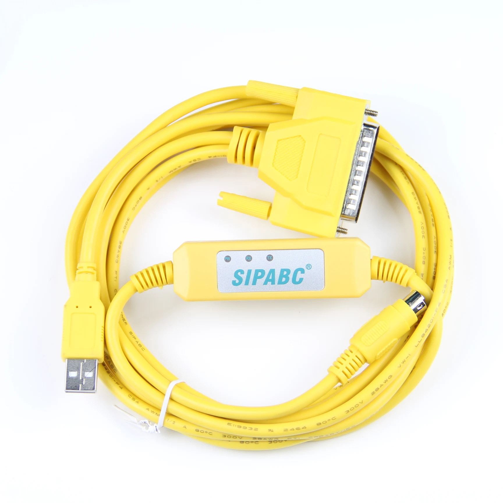 Умный гибкий USB SC09 + изолированный программный кабель для Mitsubishi MELSEC FX & A серии PLC