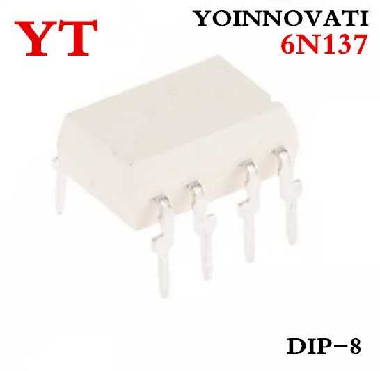 Оптосоединитель 6N137 HS LOGIC OUT DIP8 IC 20 шт. | Электронные компоненты и принадлежности
