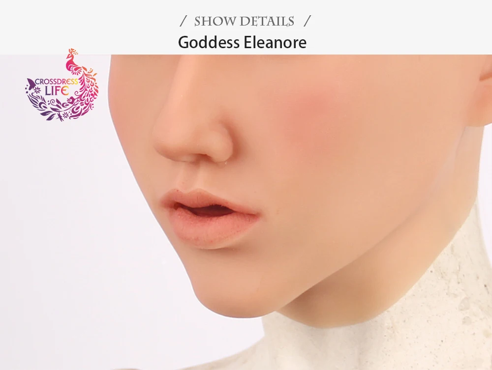 Crossdress Life Elanore angel face Реалистичная силиконовая женская маска маскарад, вечеринка, Хэллоуин Кукла в маске для косплея транссексуалов
