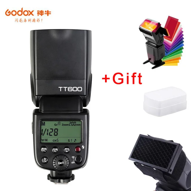 Беспроводная вспышка Godox TT600s для камеры Speedlite 2 4G Master Slave X1T-S триггер HSS TTL Sony a6000 a7 II