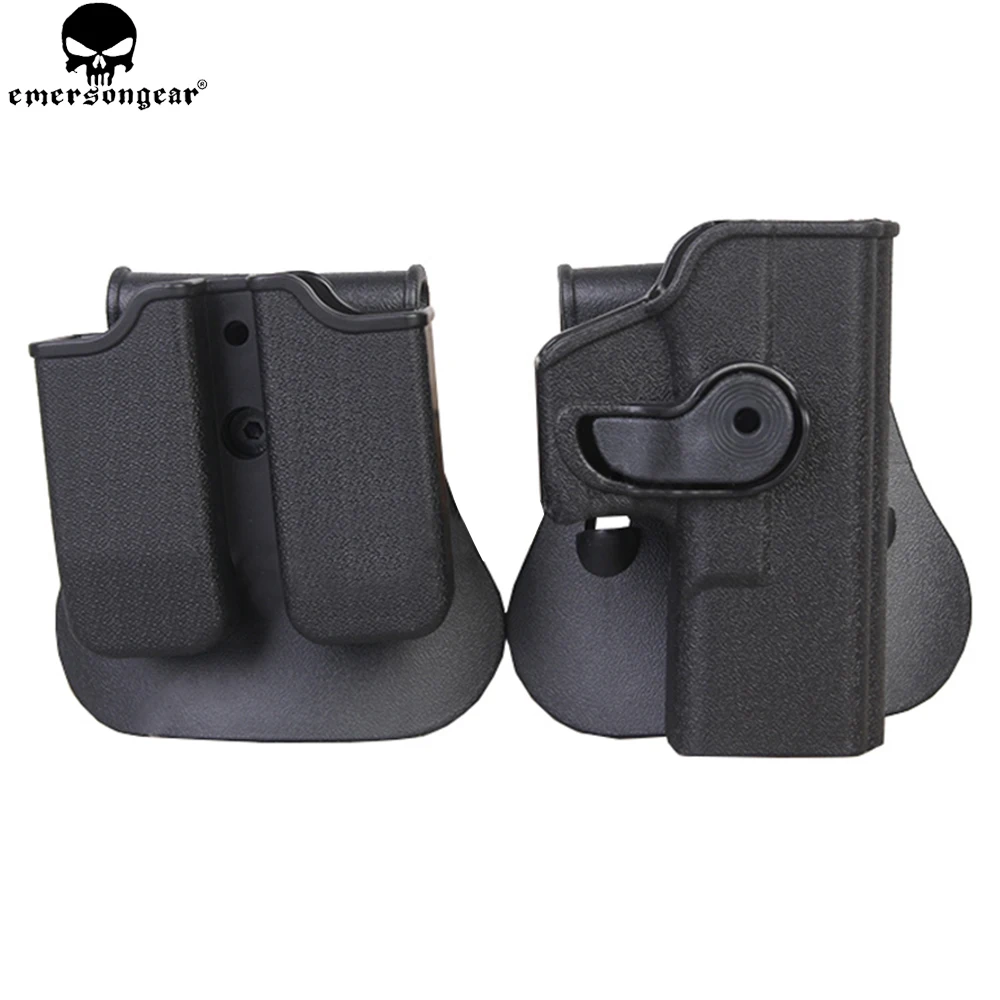 

EMERSONGEAR IMI Rotary Holster Magazine Carrier Set for GLOCK 17/22/31 Plastic Holster Pistol Hand Gun Holster Hunting