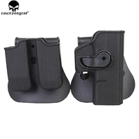 emersongear imi rotary holster magazine carrier set for glock 172231 plastic holster pistol hand gun holster hunting