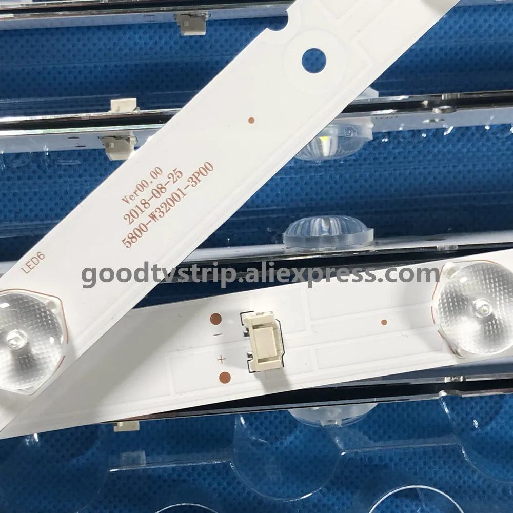 Новый 15 шт. * 7 светодиодный 607 мм подсветка полосы 5800 W32001 3P00 05 20024A 04A для LC320DXJ SFA2