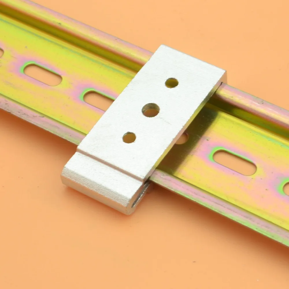 Однофазный 35 мм DIN rail фиксированный твердотельные реле зажим с 2 крепежных винтов