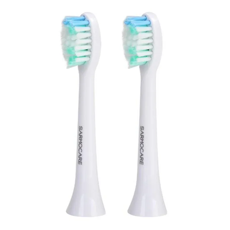 Sarmocare 10 шт./партия Электрический Головка зубной щётки для S100 и S200 ультра sonic Электрический Зубная щётка Fit Головка зубной щётки