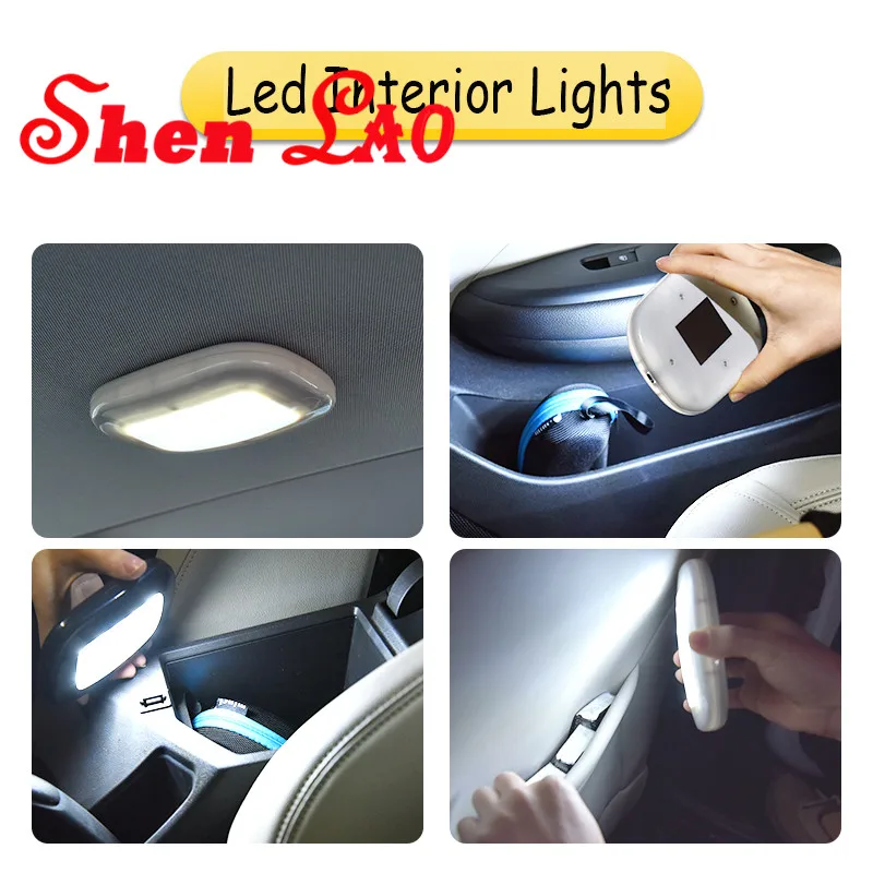 ShenLao для Lada Chevrolet Cruze Opel Astra Skoda Octavia Mazda 3 6 Nissan Qashqai Светодиодная лампа освещения