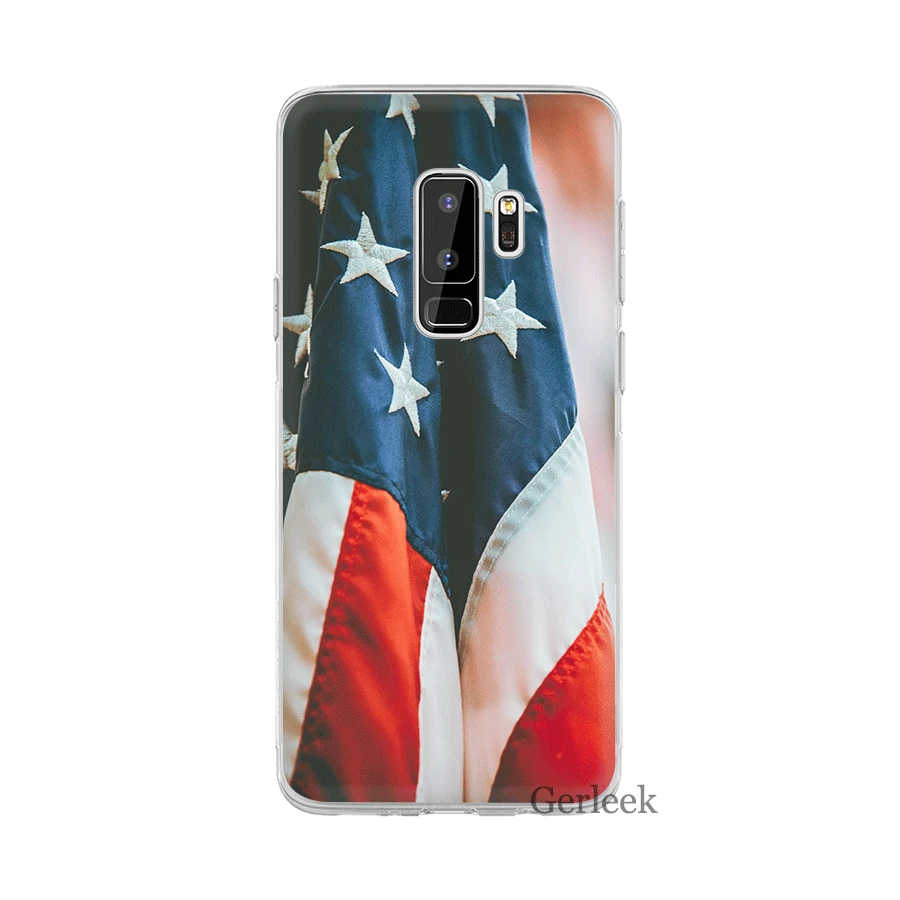Desxz Американский чехол с флагом для Samsung Galaxy J1 J2 J3 J5 J7 J6 Prime Защитная крышка |