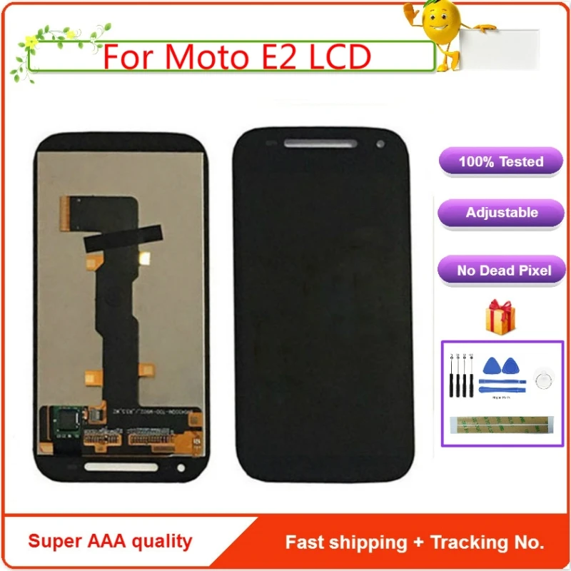4 5 &quotЖК дисплей для Motorola Moto E2 2nd E + 1 XT1505 XT1524 XT1511 XT1527 ЖК сенсорный экран дигитайзер с