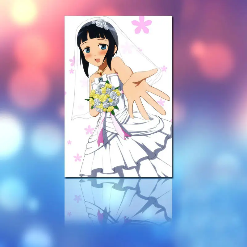 

digital paint by numbers SAO diy digital painting Sword Art Online diy oil painting Japan Style cartoon picture