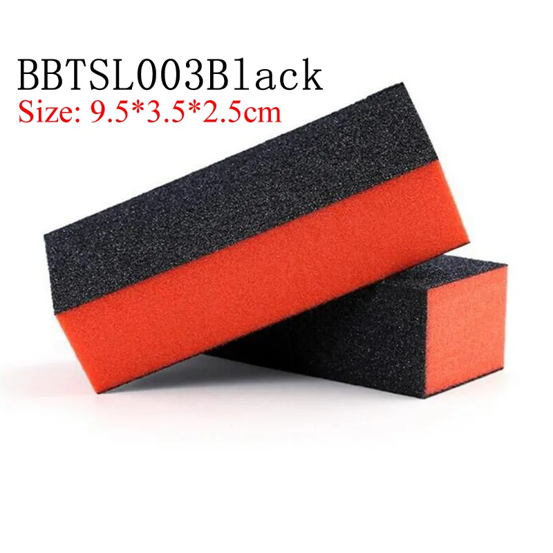 4PcBBTSL003Black 4 шт./лот пилочки для ногтей сетчатые полировальные инструменты губка пилка для ногтей буферная пилка для маникюра гелевая пилка DIY шлифовальный блок EVA для ногтей буферные сверла наборы - Цвет: 4PcBBTSL003Black