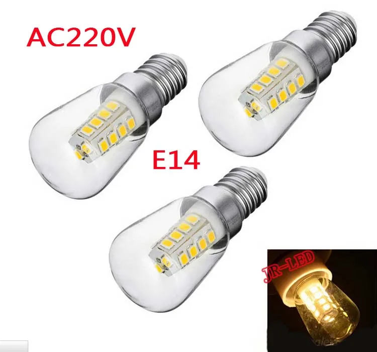 2 шт. E14 3W 26 2835 SMD 300lm 6000K белый/3000 K теплый белый свет мини холодильник/прикроватные