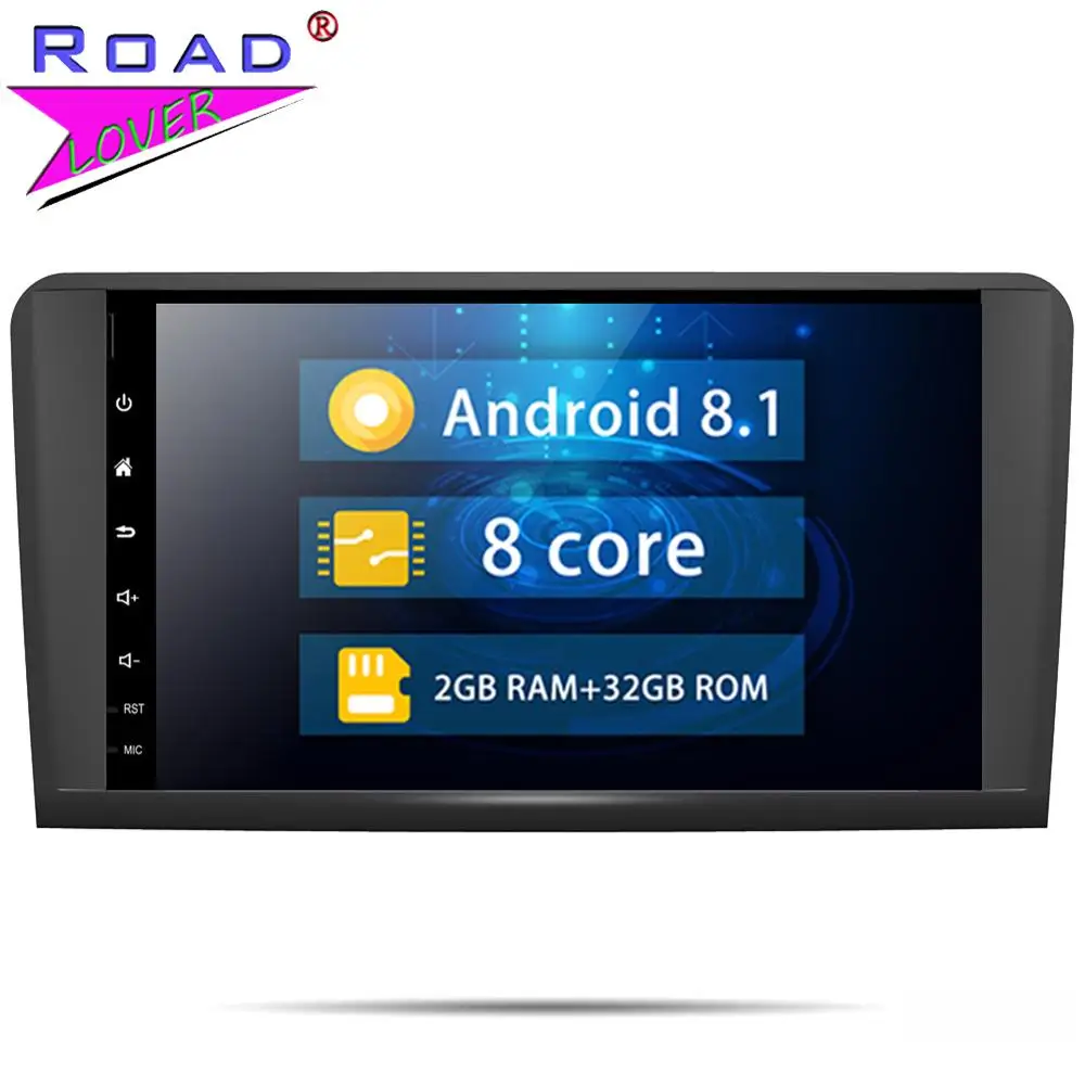 Автомобильный радиоприемник Android 8 1 DVD мультимедийный плеер для Benz ML W164 2005 2013