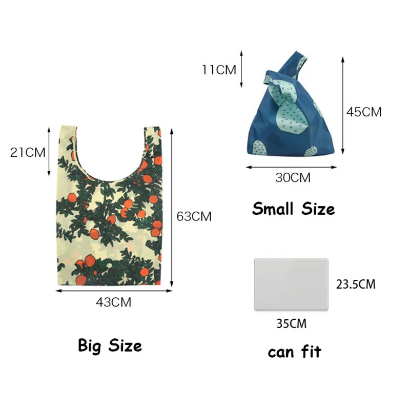 American Bohemia Style Nylon Environmental Shopping Bags Waterproof Single Shoulder Bag Strawberry Print Simple Ladies B94 | Багаж и сумки