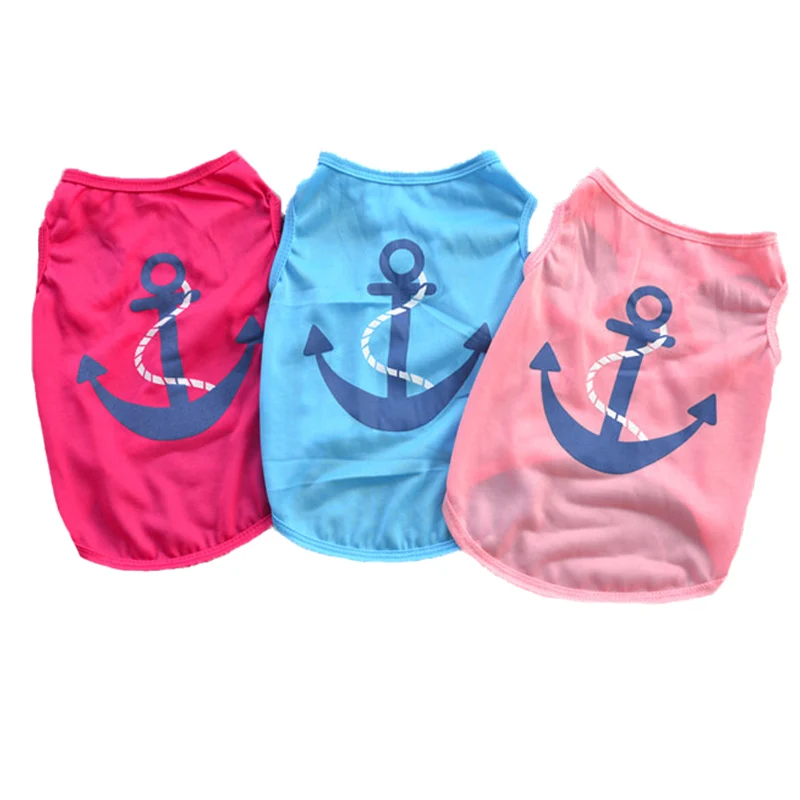 Summer Dog Clothes For Dogs Tshirt Cheap Cat Pet Vest Pets Clothing Small Medium Chihuahua Pug York Supplies | Дом и сад