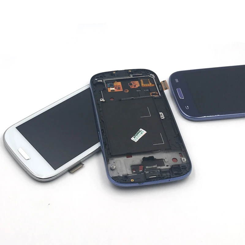 Протестирован для SAMSUNG Galaxy S3 дисплей i9300 сенсорный экран дигитайзер Замена