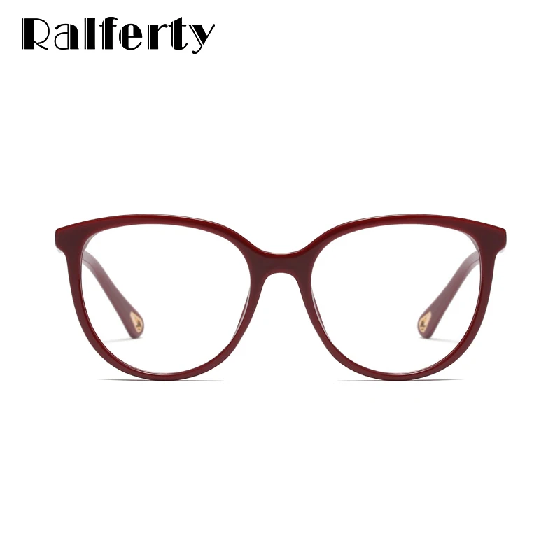 Ralferty, качественная оправа для очков, женские элегантные простые очки, женские оптические оправы для близорукости, без градусов, очки F95157